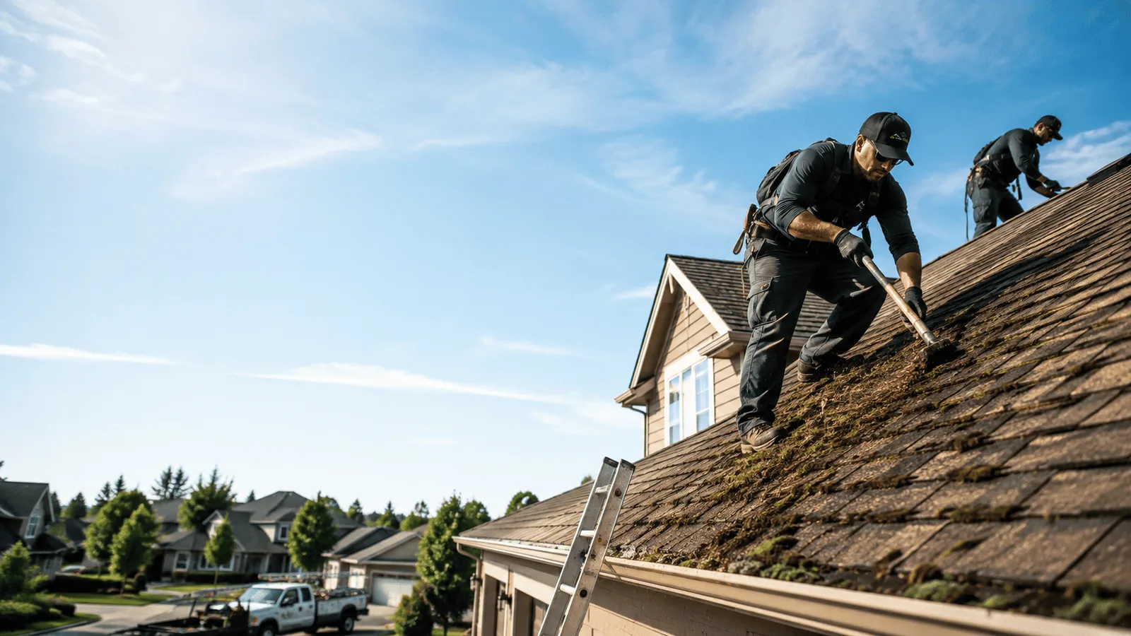 Roof Moss Removal in Breese, IL near me